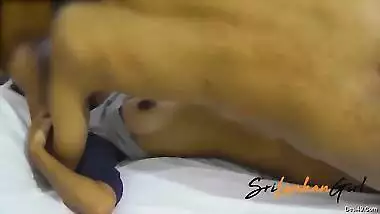 Exclusive- Hot Lankan Clg Girl Boob Pressing And Hard Fucked By Lover