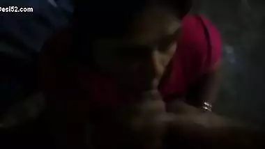 Quicky blowjob to neighbor