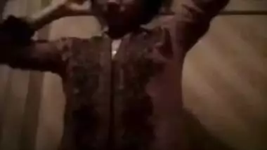 Young Desi babe is busy making XXX video of her cute small tits