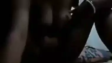 Bengali Desi XXX village wife fingering her hairy pussy on video call