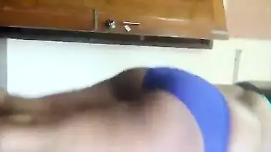 Desi home alone hot wife making saree strip video for hubby