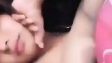 Young Desi seductress shows off her big XXX breasts for the camera
