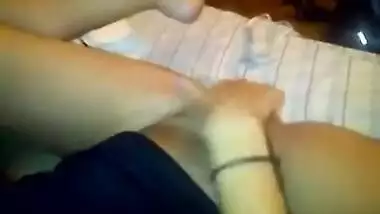 Recording my Indian GF while she plays with her...