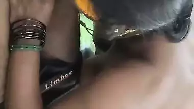 Horny milf records her Tamil sex video with her young lover