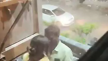 Roadside romance and sex caught by employee viral clip