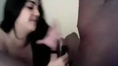 Desi NRI Indian Gives Blowjob and gets fucked Hard In Doggy style