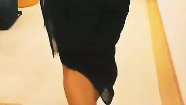 Huge Boobs In Indian Chubby Girlfriend Walks In Slow Motion Sensual Showing Her Huge Cleavage