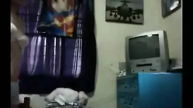 Cute Desi Girlfriend Records Her Tease Video For BF