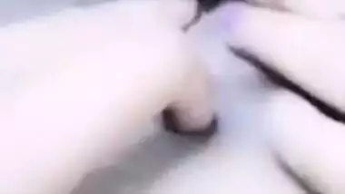 Husband comes up to his hot Desi wife and XXX fingers her wet cunt