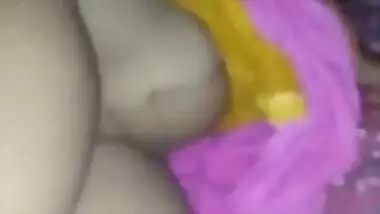 Sexy sleeping wife boobs pussy and ass captured by hubby after fucking