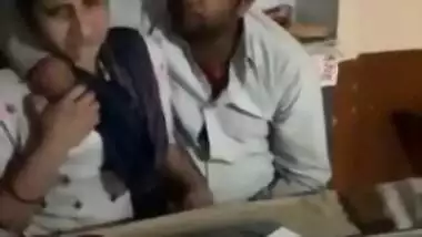 Village teacher pesters and seduces for sex a student at school - Desi MMS