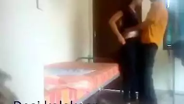 Hindi boy fucked girl in his house and someone record their fucking video mms