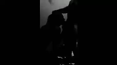 Night XXX show of amateur Desi bhabhi sucking cock and licking cum