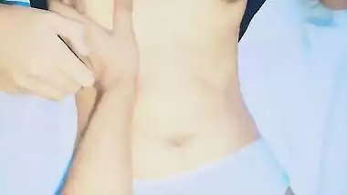 North Indian Girlfriend Footjob Cum Shot On Belly, Punjabi Girl Simranpreet Kaur