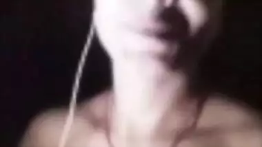 Sexy indian girl showing her big boobs and pussy on video call
