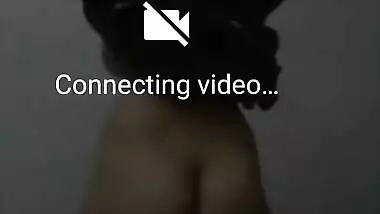 Sexy Indian wife in nighty playing with her melons n hairy pussy