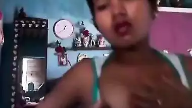 Village Lady Boob Show