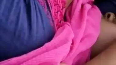 XXX wife exposes her amazing sex melons to man who licks the nipples