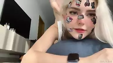 Cute girl got a creampie in her sweet tight pussy - Eva Elfie