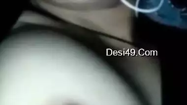 Today Exclusive- Sexy Bihari Girl Showing Her Boobs On Video Call Part 5