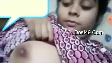 Today Exclusive- Cute Desi Girl Showing Her Boobs And Pussy On Video Call Part 1