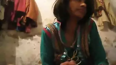 Desi beauty strokes lover's XXX dick before wrapping lips around it