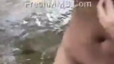 Desi couple outdoor full nude and erect dick before fuck