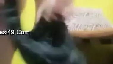 Fatty Desi teen is home alone so it's a good chance for sex show