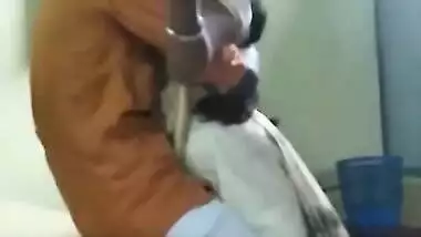 Naughty Young Couple Enjoying in Class & Friends Recording Video