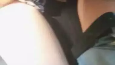 Wife fucks with a friend in the car with her husband (part1)