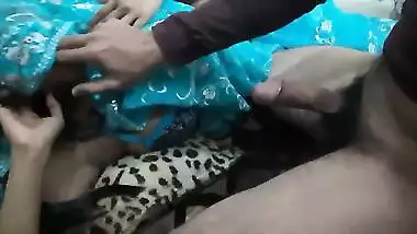 Desi chick can seduce anyone into oral sex and even XXX chudai friend