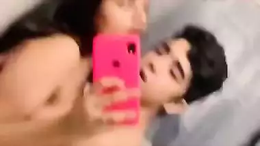 Indian sex MMS of a crazy guy fucking his GF in her bathroom