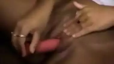 Chennai Girl Performing Hardcore Masturbation With A Dildo