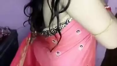 Desi Bhabhi takes boobies to light next to her XXX partner in bed