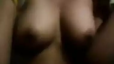 Young Indian female she flaunts her melons in amateur porn shooting