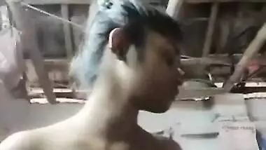 XXX video of Desi slut who takes clothes off item by item on camera