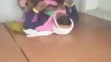 Desi man caught on the camera having XXX affair with shy housemaid