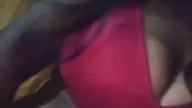 Village girl in bra fingers vaginal hole in standing