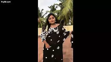 Dusky Busty Insta Hottie Shruthika Sexy Navel Cleavage Show Moody Expressions Compl