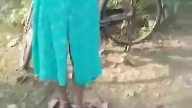 Desi Village Lover Out Door Romance With Hindi Talking 2 Clips Part 2