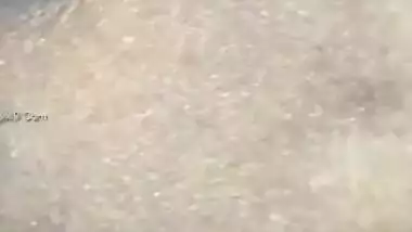 Close-up XXX video of the Indian man playing with wife's nipples