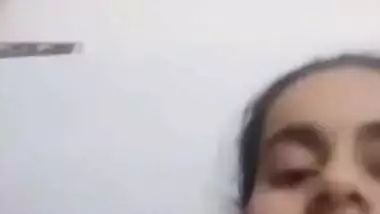 Cute Desi Girl Showing Her Boobs and Pussy On Video Call With Clear Hindi Talk Part 2