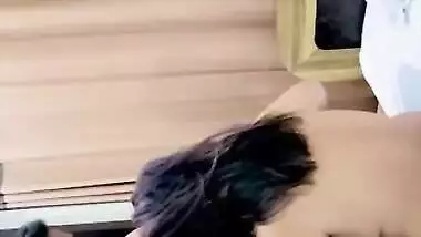 Sex XXX video of luscious Desi mature coupling with a younger guy