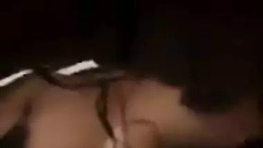 Indian MILF exposes succulent XXX boobies in the dark of the bedroom