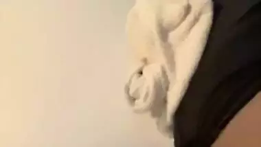 ✨Waiting for my boss to turn my camera on in a Zoom meeting✨ Playing with my big juicy tits!