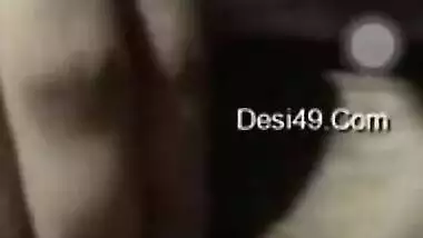 Sexy Desi girl films herself naked putting hand down there to rub clit