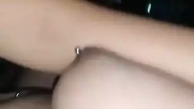 Delhi babe tries a BBC for the first time in NRI porn