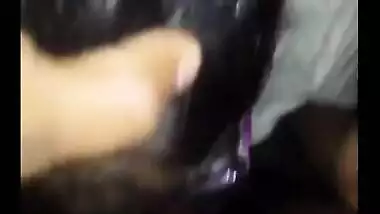 Hindi sex desi porn video of college girl Manvi sucking cock