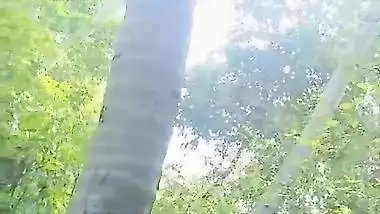 Desi cheap village randi in forest sucking dick of client