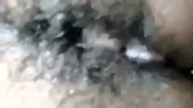 Indian XXX bush drilled with neighbor's hard Desi penis in darkness